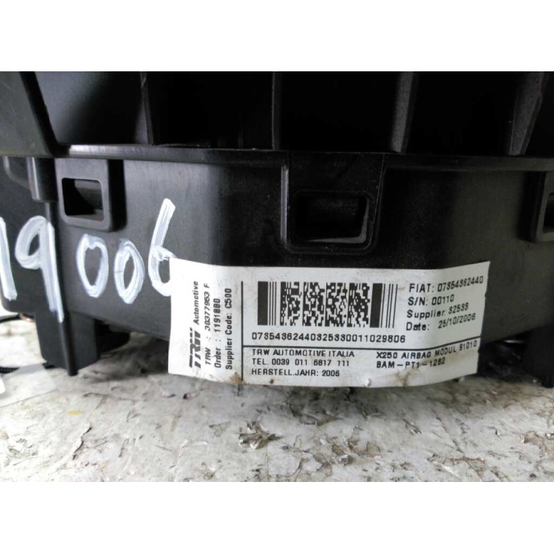 Recambio de airbag delantero izquierdo para peugeot boxer furgoneta 2.2 hdi 120 referencia OEM IAM 07854862440 00110 - Blanco 2