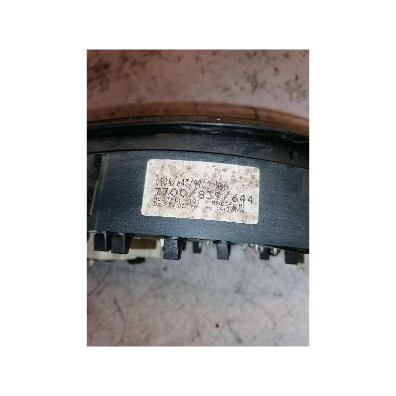 Recambio de cuadro instrumentos para renault megane i coach/coupe (da0) referencia OEM IAM 7700839644 - Negro 3