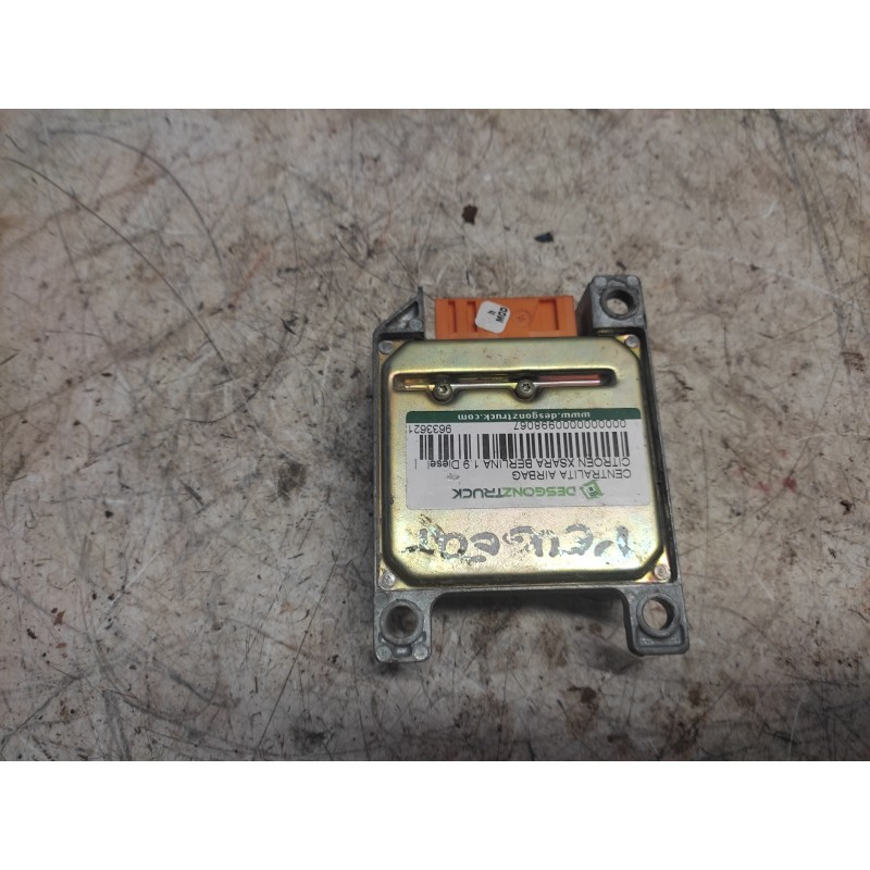 Recambio de centralita airbag para citroën xsara berlina 1.9 diesel referencia OEM IAM 9633621380 550535300 3