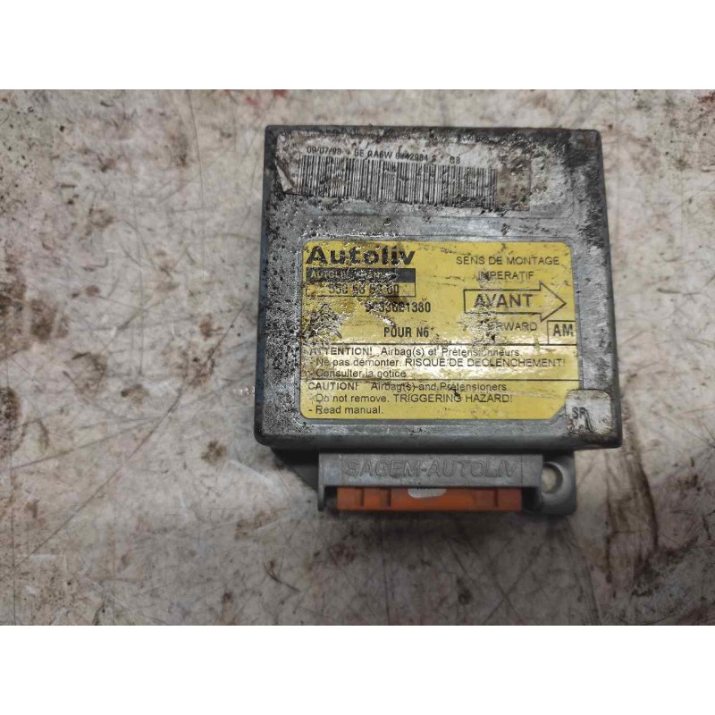 Recambio de centralita airbag para citroën xsara berlina 1.9 diesel referencia OEM IAM 9633621380 550535300 