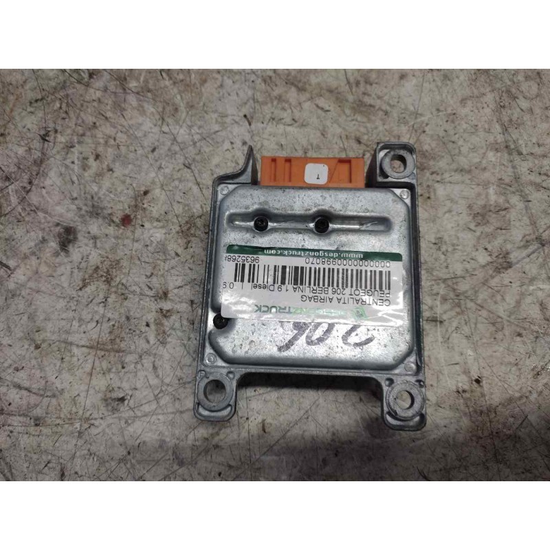 Recambio de centralita airbag para peugeot 206 berlina 1.9 diesel referencia OEM IAM 9635268880 550541500 3