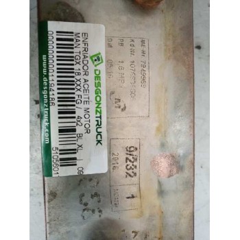 Recambio de enfriador aceite motor para man tgx 18.xxx fg / 4x2 bl xl referencia OEM IAM 51056017180  