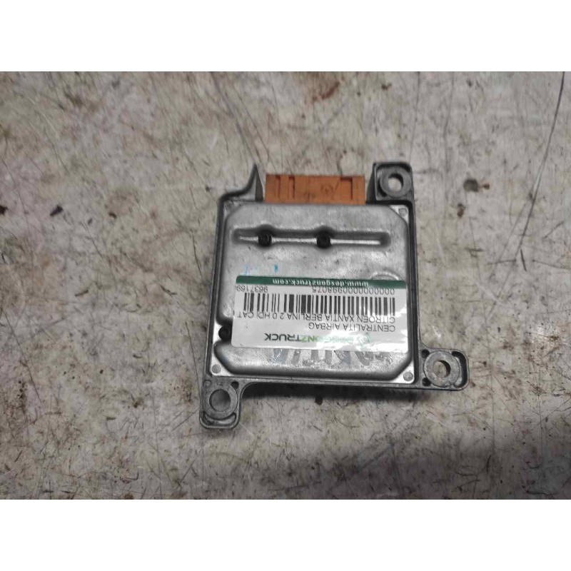 Recambio de centralita airbag para citroën xantia berlina 2.0 hdi cat (rhy / dw10td) referencia OEM IAM 9637169880 3