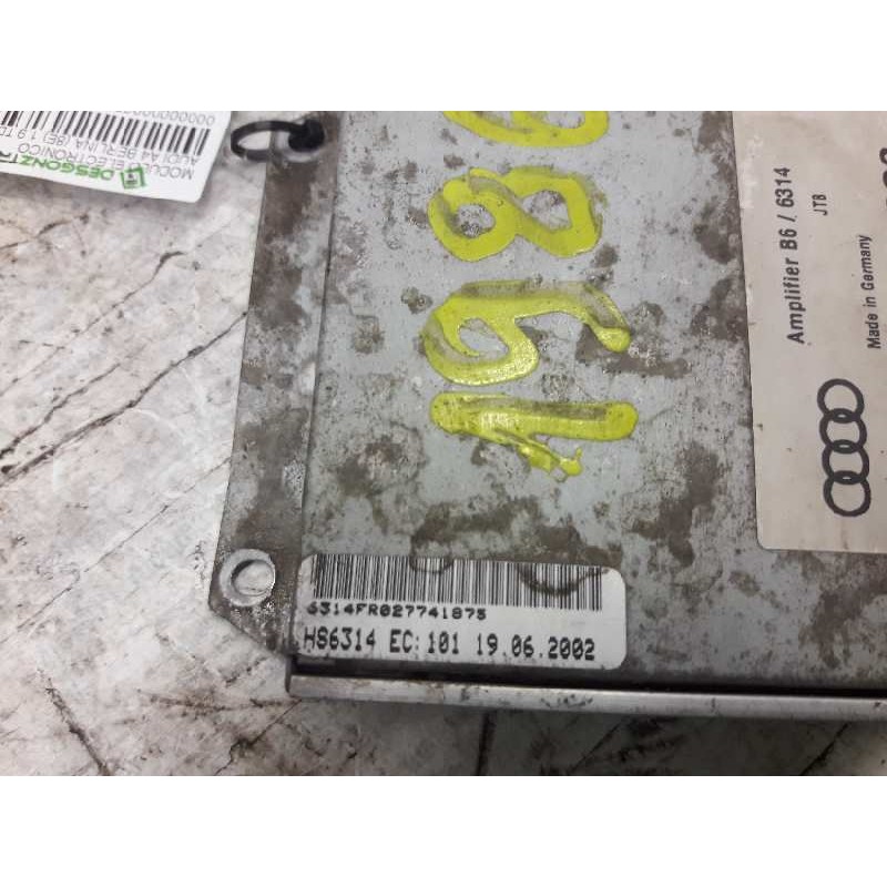 Recambio de modulo electronico para audi a4 berlina (8e) 1.9 tdi (96kw) referencia OEM IAM 8E5035223 AMPLIFICADOR DE AUDIO H8631 - Gris 2