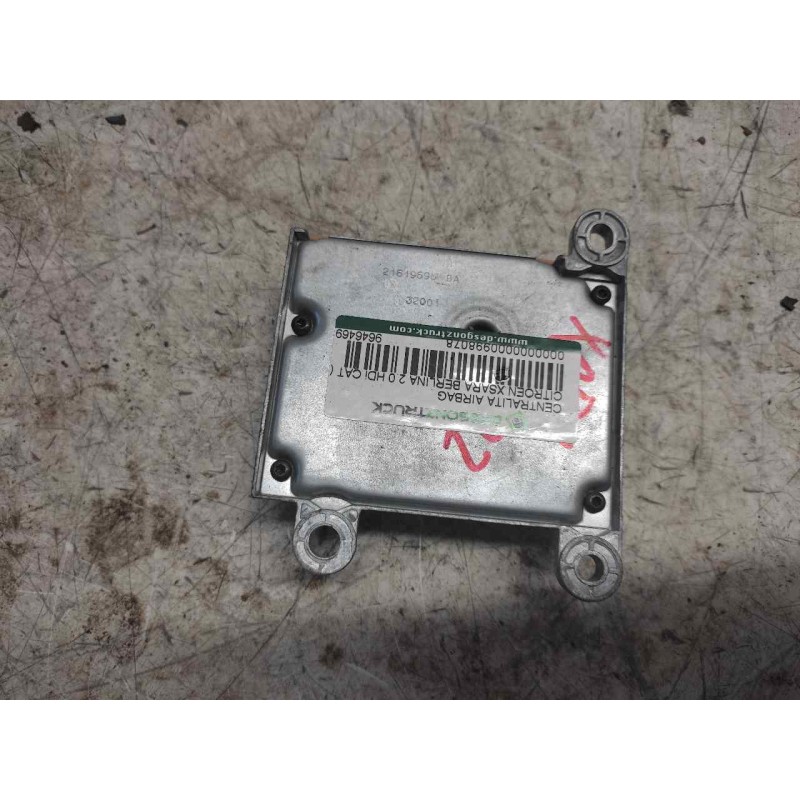 Recambio de centralita airbag para citroën xsara berlina 2.0 hdi cat (rhy / dw10td) referencia OEM IAM 9646469180 600237600 3