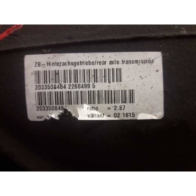 Recambio de grupo para mercedes-benz clase c (w203) berlina 220 cdi (la) (203.008) referencia OEM IAM A2103510805 22684995/20335 - Gris 2