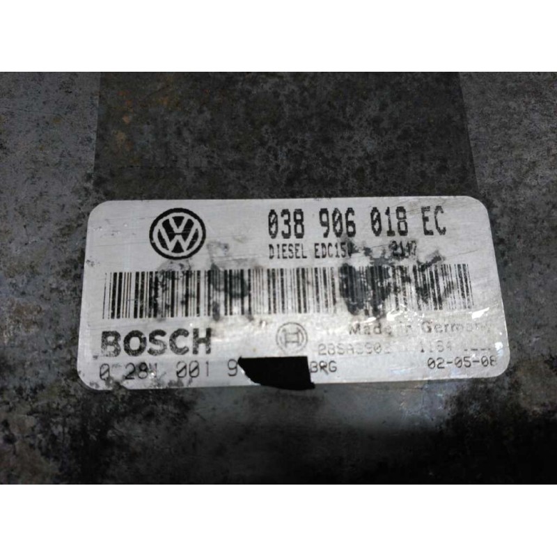 Recambio de centralita motor uce para seat cordoba berlina (6k2) sport referencia OEM IAM 038906018EC - Blanco 2