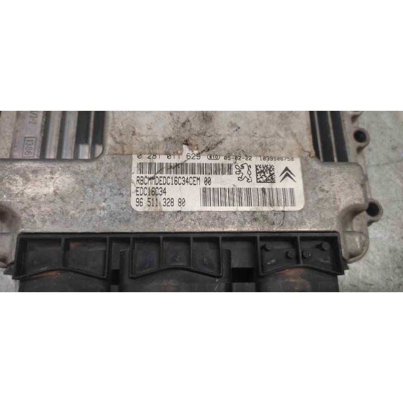 Recambio de centralita motor uce para citroën c4 coupe vtr plus referencia OEM IAM 0281011629 9651132880 1039S06758 - Negro 2
