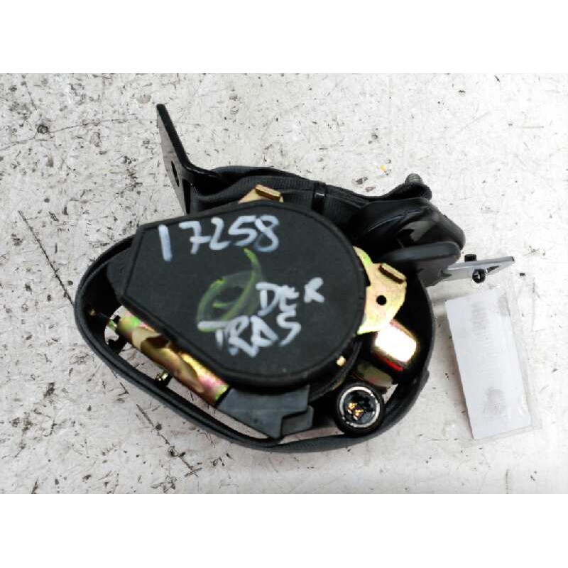 Recambio de cinturon seguridad trasero derecho para renault megane ii classic berlina confort authentique referencia OEM IAM - Negro 3