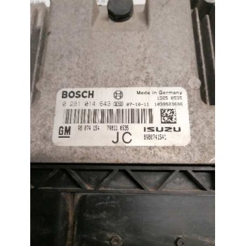 Recambio de centralita motor uce para opel astra gtc cosmo referencia OEM IAM 0281014643 8980741541 1039S23686