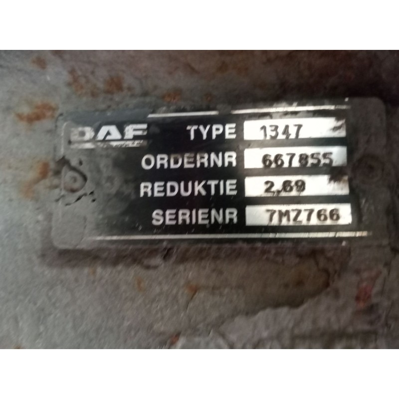 Recambio de grupo para daf serie xf105 referencia OEM IAM 1347 relacion:2.69/16x43 667855 3