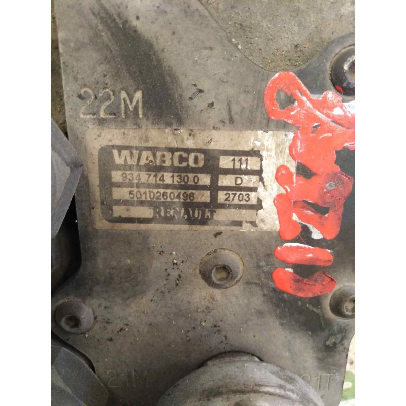 Recambio de valvula aire para renault midlum 6.2 diesel referencia OEM IAM 5010260496 9347141300 VALVULA CUADRUPLE - Blanco 2