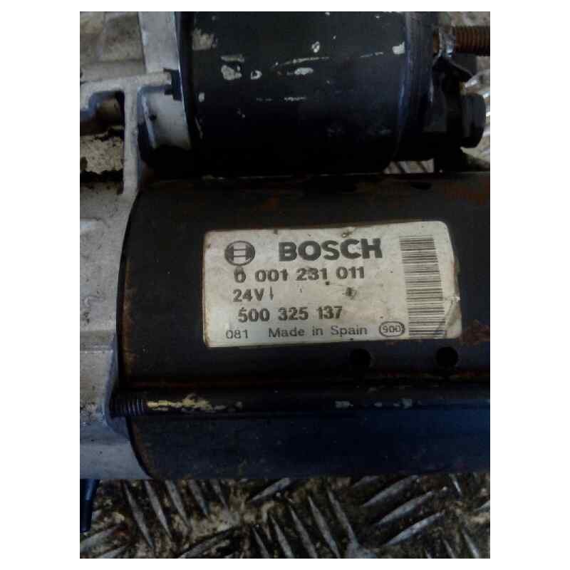 Recambio de motor arranque para iveco eurocargo 05.03  fki 100 e tráfico urbano referencia OEM IAM 500325137 0001231011 MARCA :B 2