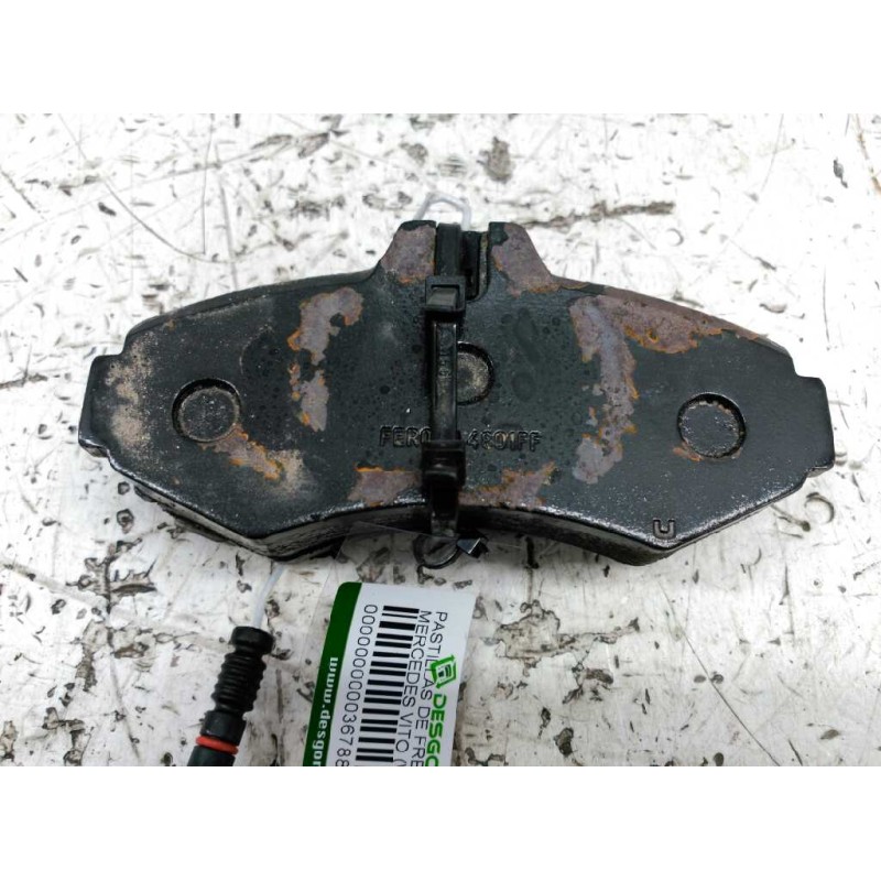 Recambio de pastillas de freno delanteras para mercedes-benz vito (w638) combi 110 d euro 2 (638.174) referencia OEM IAM - Blanco
