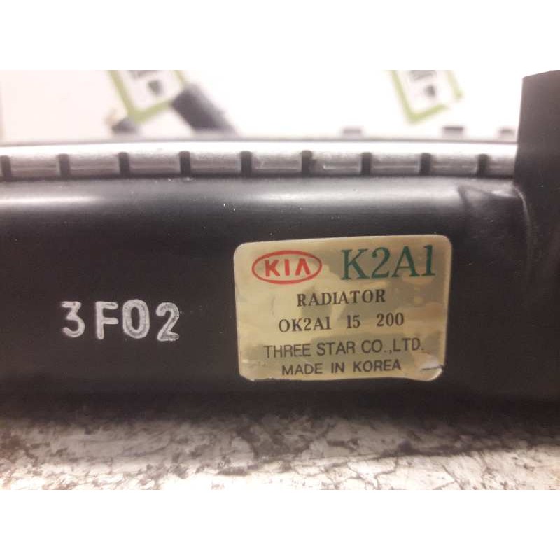 Recambio de radiador agua para kia shuma ii 1.6 ls berlina portón referencia OEM IAM 0K2A115200 K2A1 - Azul 3