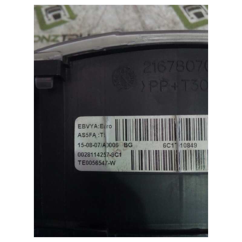 Recambio de cuadro instrumentos para ford transit caja abierta '06 ft 350 cabina simple, larga referencia OEM IAM 6C710849 00281 4