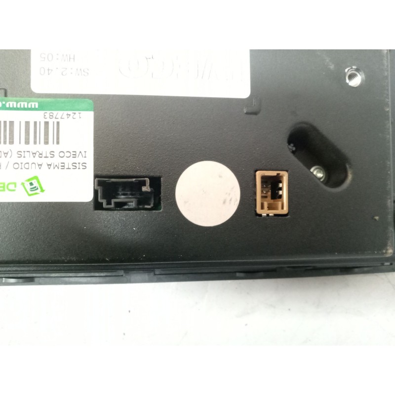 Recambio de sistema audio / radio cd para iveco stralis (ad/at) fs at t/p    4x2 larga distancia referencia OEM IAM 5801677506 - Blanco 3