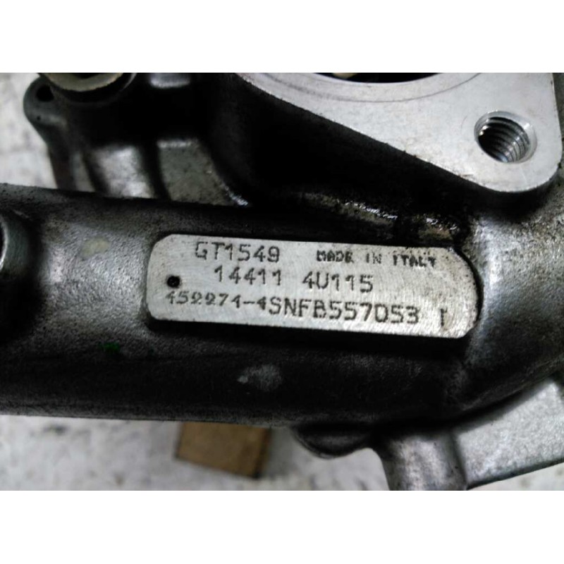 Recambio de turbocompresor para nissan almera (n16/e) 2.2 16v turbodiesel cat referencia OEM IAM 14114U115 GT1549 SNFB557053 5