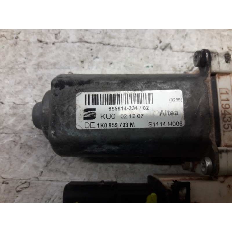 Recambio de motor elevalunas trasero izquierdo para seat altea (5p1) arena referencia OEM IAM 1K0959703M - Rojo 2