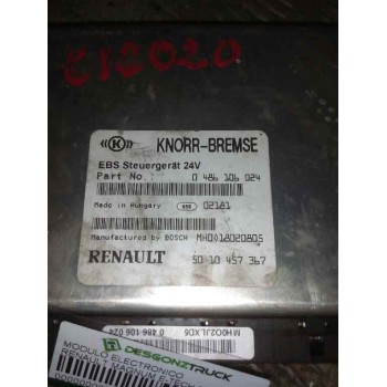 Recambio de modulo electronico para renault magnum e-tech 2000 referencia OEM IAM 5010457367 0486106024 CENTRALITA EBS