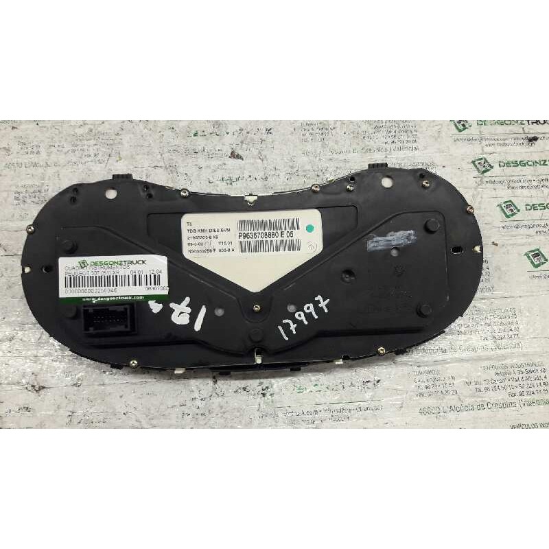 Recambio de cuadro instrumentos para peugeot 307 (s1) xr referencia OEM IAM 9636708880 2