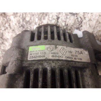 Recambio de alternador para renault clio ii fase i (b/cbo) 1.2 referencia OEM IAM 8200060816 2542464A A11VI110