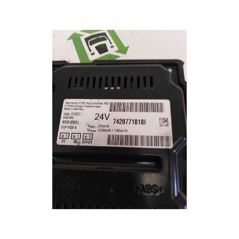 Recambio de cuadro instrumentos para renault premium route 2006 fas 4x2 larga distancia referencia OEM IAM 7420771818 - Rojo 3