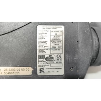 Recambio de motor calefaccion cabina para iveco stralis (as) 12.9 diesel referencia OEM IAM AIRTRONIC D2 504001621 EBERSPACHER