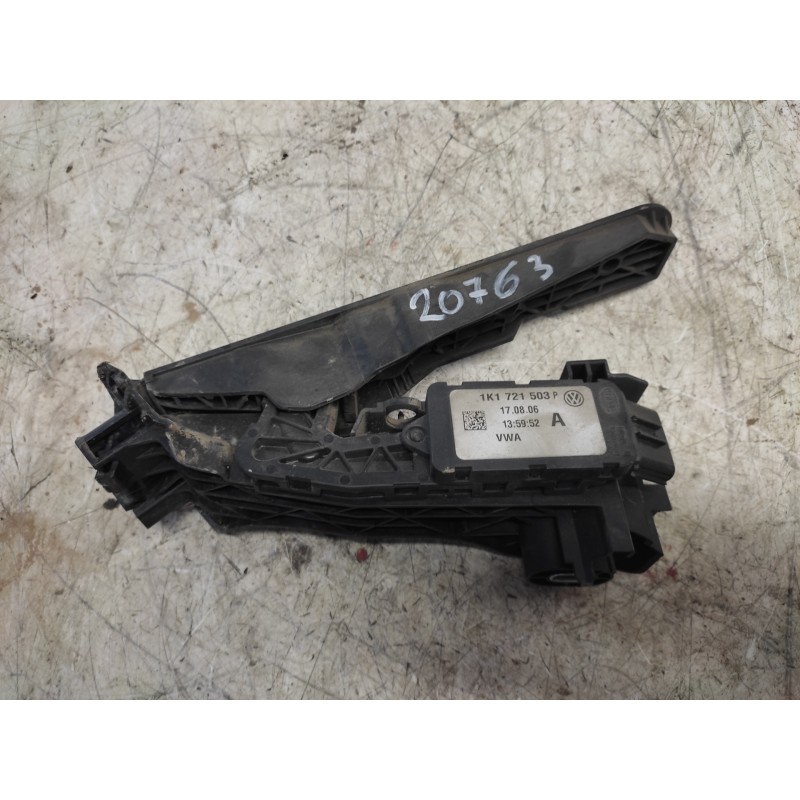 Recambio de potenciometro pedal para seat leon (1p1) comfort limited referencia OEM IAM 1K1721503P 6 PINS - Negro 2