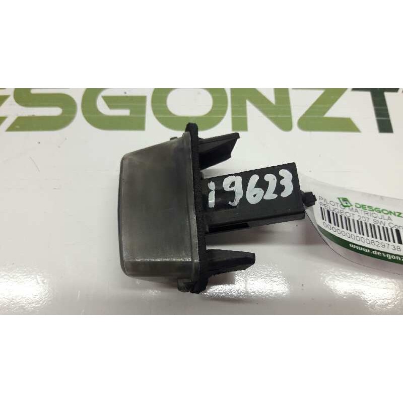Recambio de piloto matricula para peugeot 207 sw confort referencia OEM IAM - Blanco 2