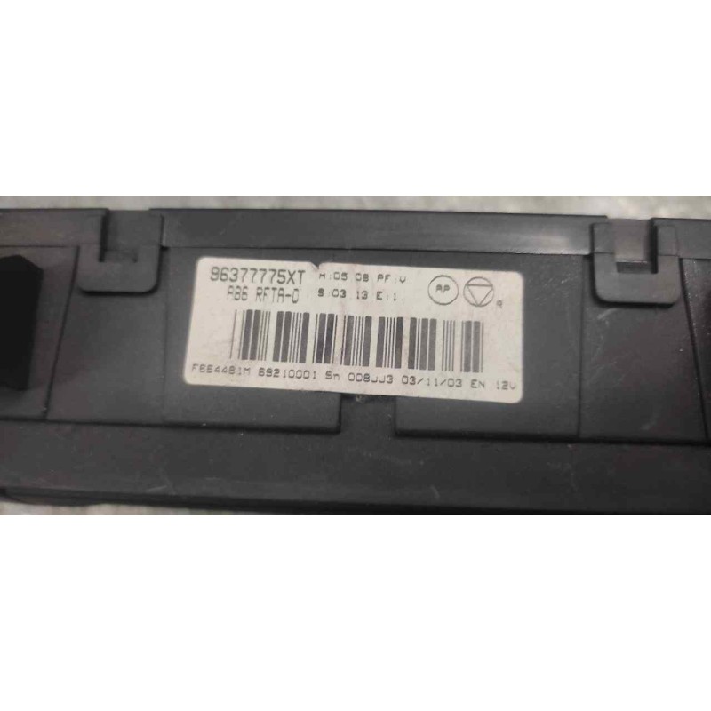 Recambio de mando climatizador para citroën c2 by loeb referencia OEM IAM 96377775XT - Amarillo 2