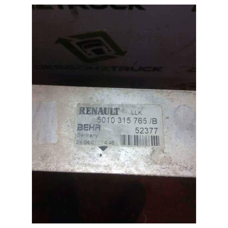 Recambio de intercooler para renault hr 420.18/26 premium 01  fsa 4x2 420.18 larga distancia referencia OEM IAM 5010315765 81.5C - Blanco 2