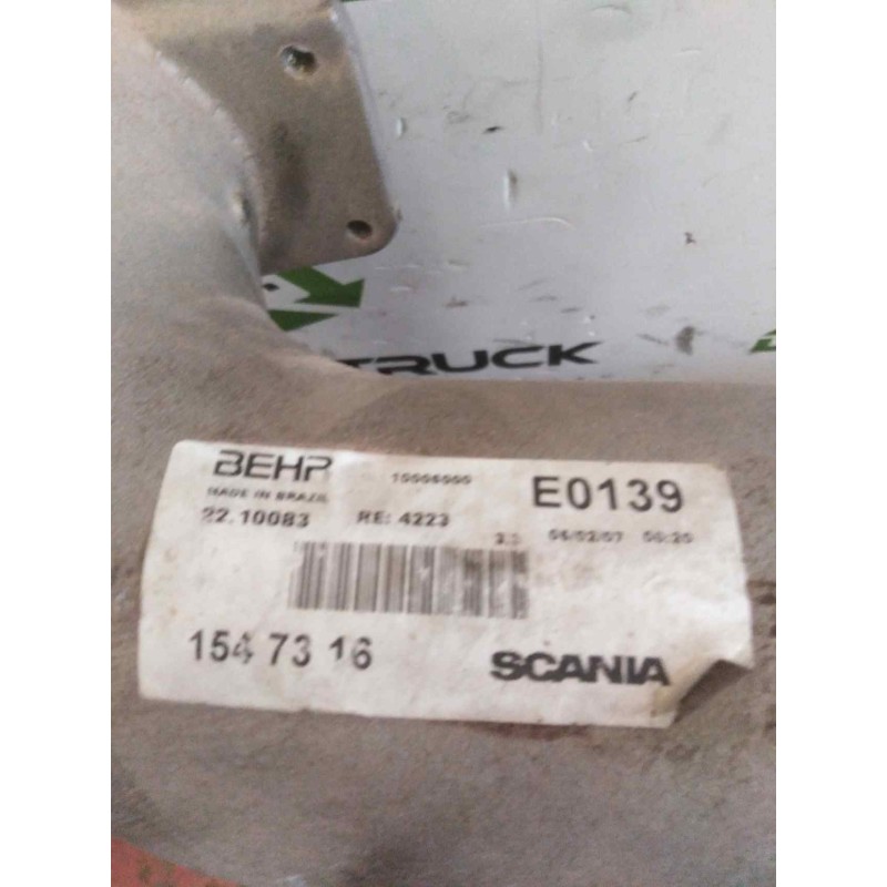 Recambio de intercooler para scania serie p/g/r (l-clase) fsa 880 (4x2)eb largo cr 19 a referencia OEM IAM 1547316 81.5CM ALTO/8 - Blanco 2