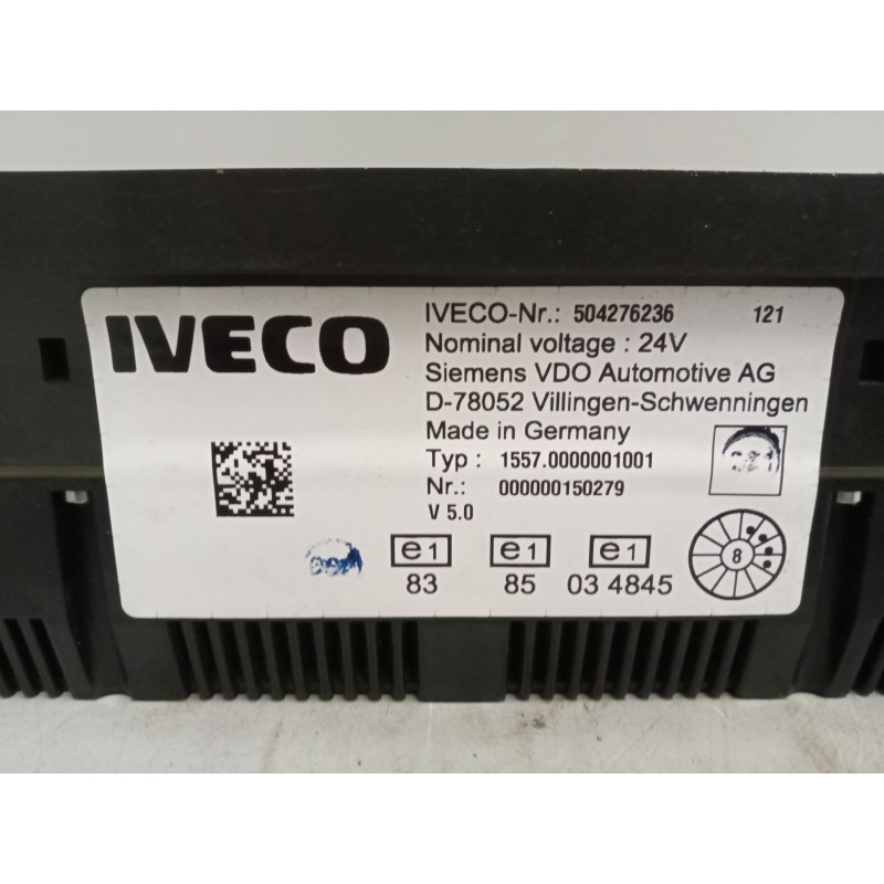 Recambio de cuadro instrumentos para iveco stralis (as) 12.9 diesel referencia OEM IAM 504276236 - Blanco 2