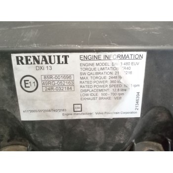 Recambio de tapa balancines para renault magnum ab diesel referencia OEM IAM 20515103  7420515103