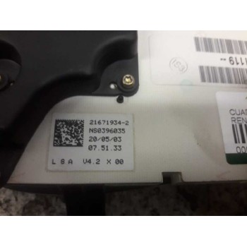Recambio de cuadro instrumentos para renault clio ii fase ii (b/cb0) authentique referencia OEM IAM 8200261119 216723130 NS00337