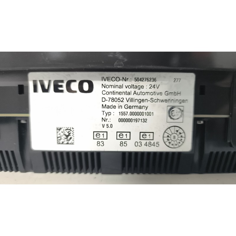 Recambio de cuadro instrumentos para iveco stralis (as) 12.9 diesel referencia OEM IAM 504276236 5