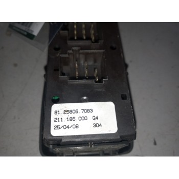 Recambio de mando elevalunas delantero derecho para man tgx 18.xxx fg / 4x2 bl xl referencia OEM IAM 81258067083  