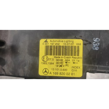 Recambio de faro derecho para mercedes-benz clase a (w169) 1.5 cat referencia OEM IAM A1698200261  