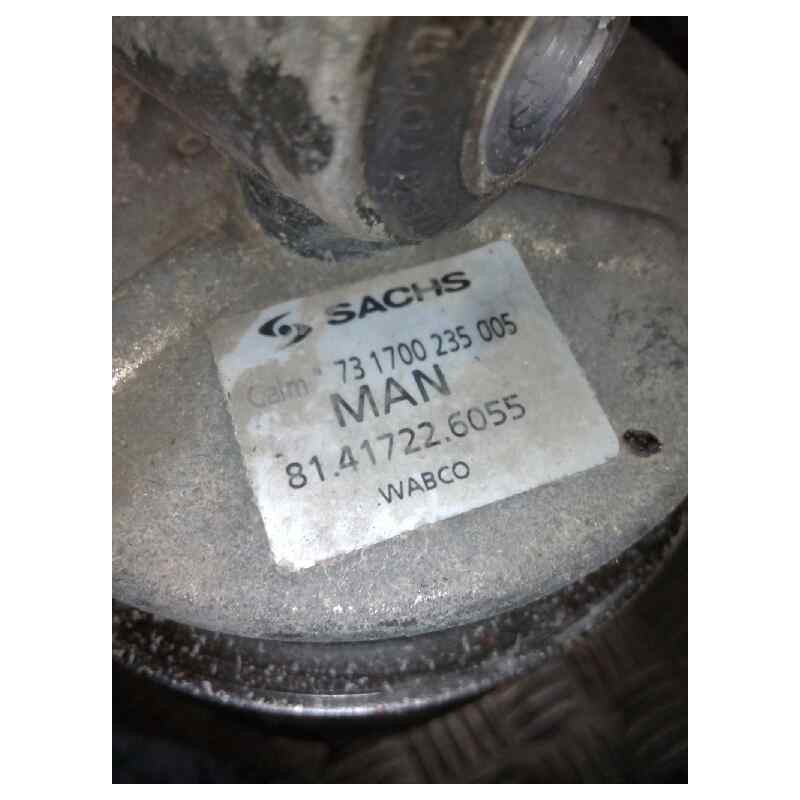 Recambio de amortiguador delantero derecho cabina para man tg - a 18.430 10.5 diesel referencia OEM IAM  2 SALIDAS DE AIRE - Blanco 3