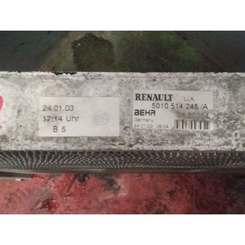 Recambio de intercooler para renault premium distribution referencia OEM IAM 5010514245 2