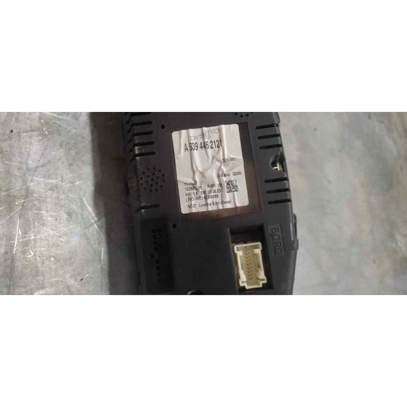 Recambio de cuadro instrumentos para mercedes-benz vito kasten (639) 2.1 cdi referencia OEM IAM A6394462121 - Blanco 3