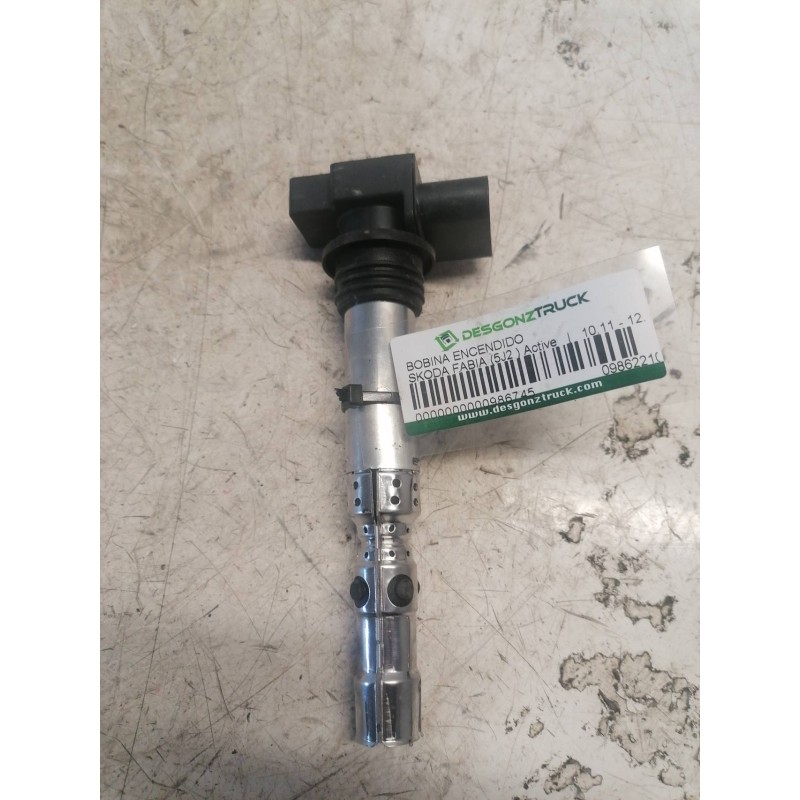 Recambio de bobina encendido para skoda fabia (5j2 ) active referencia OEM IAM 0986221047 4 PINS 