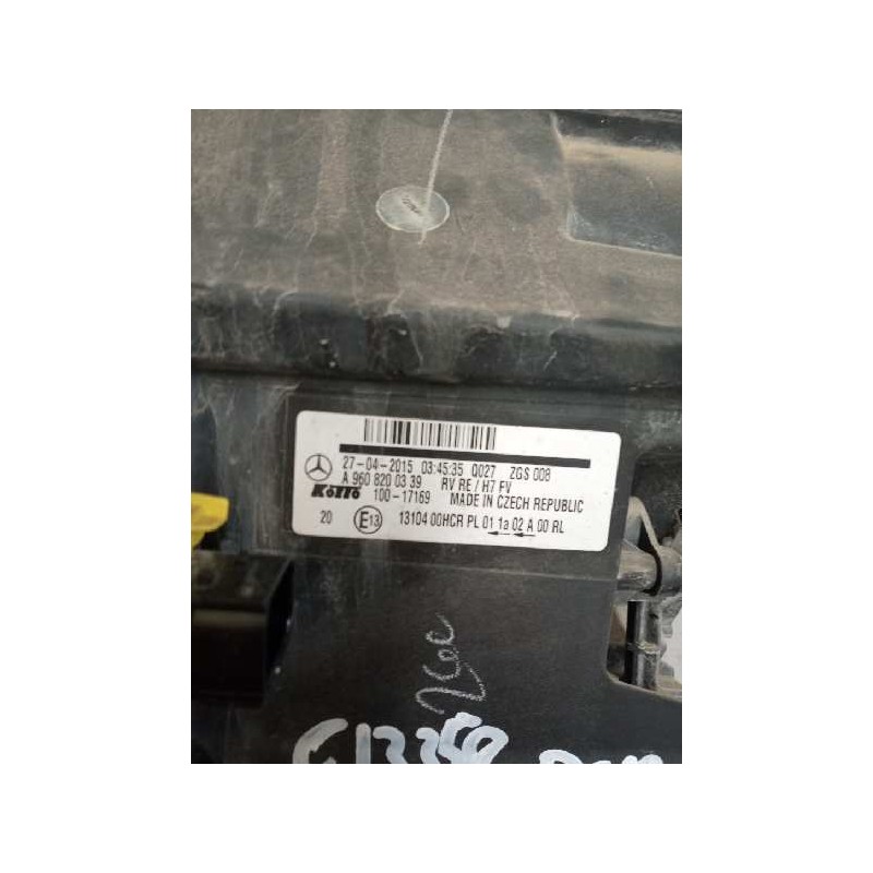 Recambio de faro derecho para mercedes-benz actros bm 963 2-achser referencia OEM IAM A9608200339 - Blanco 3