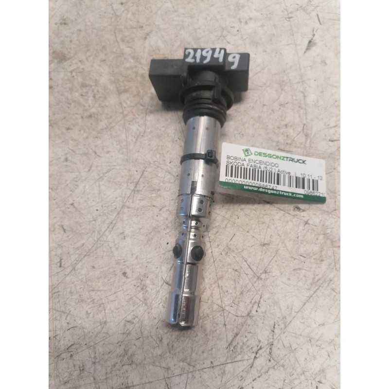 Recambio de bobina encendido para skoda fabia (5j2 ) active referencia OEM IAM 0986221047 4 PINS 