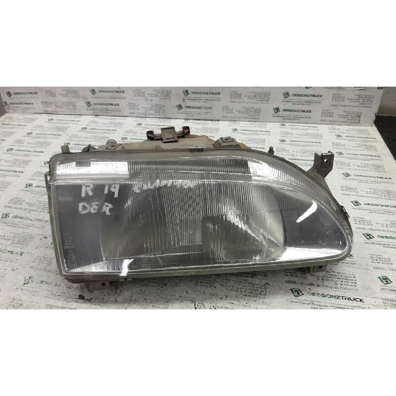 Recambio de faro derecho para renault 19 hatchback (b/c53) gtd referencia OEM IAM   