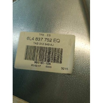 Recambio de elevalunas delantero derecho para seat cordoba berlina (6l2) referencia OEM IAM 6L4837752EQ  