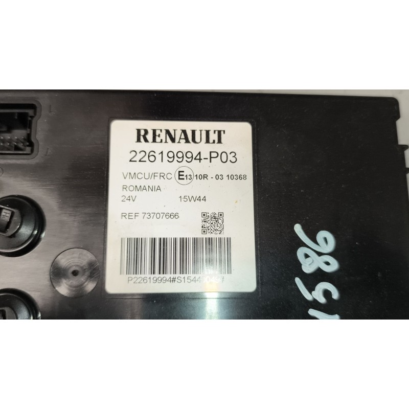 Recambio de modulo electronico para renault serie t 10.8 diesel referencia OEM IAM 22619994 22445005 - Blanco 10