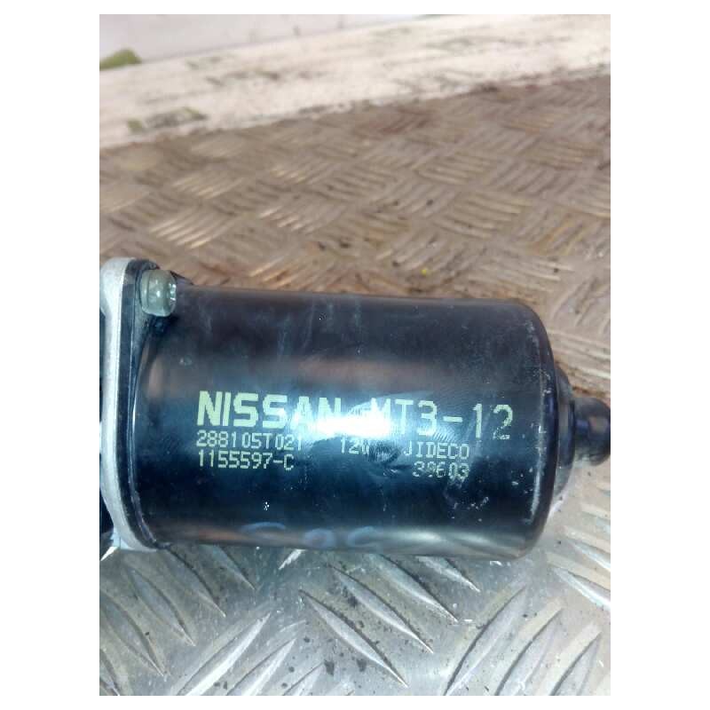 Recambio de motor limpia delantero para nissan cabstar e cabina simple cabina individual referencia OEM IAM 288105T021 12V - Blanco 3
