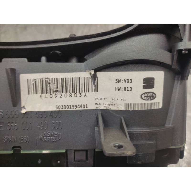 Recambio de cuadro instrumentos para seat ibiza (6l1) cool referencia OEM IAM 6L0920803A  503001594401 - Rojo 4